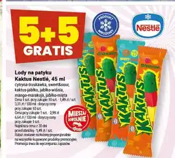 Twój Market Lody na patyku Kaktus Nestlé mango-marakuja oferta