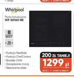 Max Elektro Płyta indukcyjna Whirlpool WF S0160 NE oferta