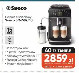 Max Elektro Ekspres ciśnieniowy Saeco SM6582/10 15 BAR oferta