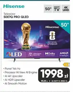 Max Elektro Telewizor Hisense 50E7Q PRO QLED 50 oferta