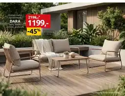 Black Red White Zestaw mebli ogrodowych DARA sofa, stolik, 2xfotel, poduszki oferta