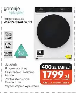 Max Elektro Pralko-suszarka Gorenje WD2PA854ADW/PL oferta