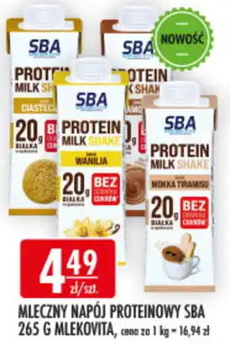 Sklepy Doroty Sba Mleczny napój proteinowy oferta