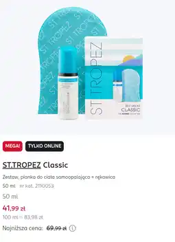 Rossmann ST.TROPEZ Classic Zestaw, pianka do ciała samoopalająca + rękawica oferta