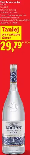 Lidl Biały Bocian, wódka oferta