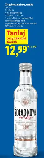 Lidl Żołądkowa de Luxe, wódka oferta