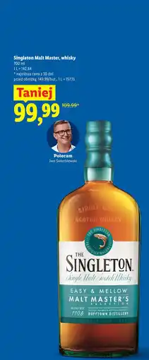 Lidl Singleton Malt Master, whisky oferta