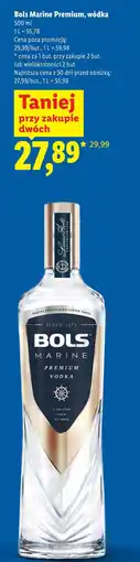 Lidl Bols Marine Premium, wódka oferta