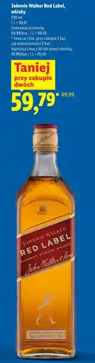Lidl Johnnie Walker Red Label, whisky oferta