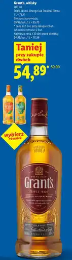 Lidl Grant's, whisky oferta