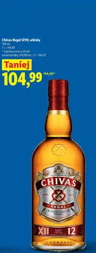 Lidl Chivas Regal 12YO, whisky oferta