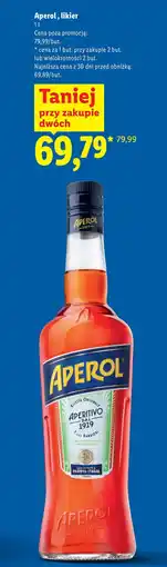Lidl Aperol, likier oferta
