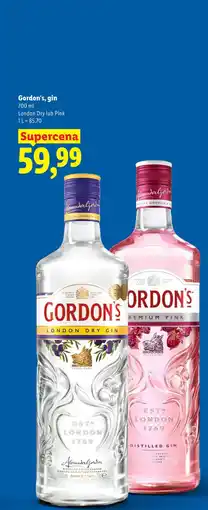 Lidl Gordon's Gin oferta