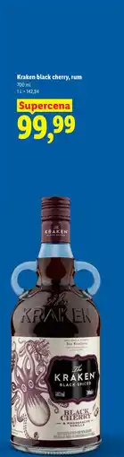 Lidl Kraken black cherry, rum oferta