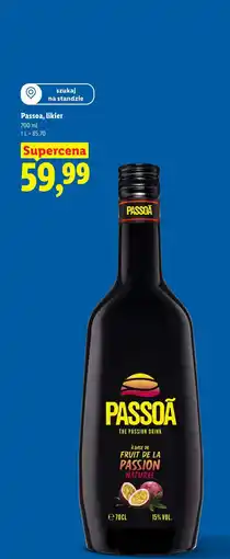 Lidl Passoa, likier oferta
