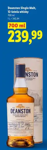 Lidl Deanston Single Malt, 12-letnia whisky oferta