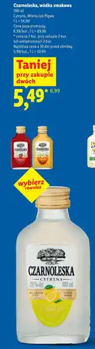 Lidl Czarnoleska, wódka smakowa oferta