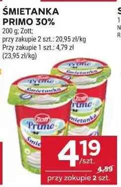 Stokrotka Market ŚMIETANKA PRIMO 30% Zott oferta