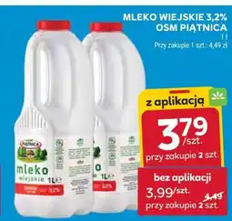 Stokrotka Market MLEKO WIEJSKIE 3,2% OSM PIĄTNICA oferta