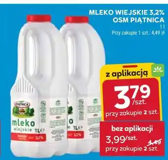 Stokrotka Market MLEKO WIEJSKIE 3,2% OSM PIĄTNICA oferta