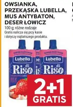 Stokrotka Market Owsianka, Przekąska Lubella, Mus Antybaton, Deser Łowicz oferta