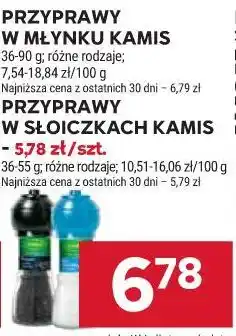 Stokrotka Market Przyprawy w młynku Kamis / Przyprawy w słoiczkach Kamis oferta