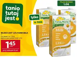Stokrotka Market Mleko UHT 1,5% Farm Milk oferta