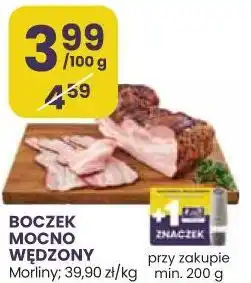 Stokrotka Market Boczek mocno wędzony Morliny oferta