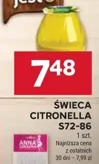 Stokrotka Market Świeca Citronella S72-86 oferta