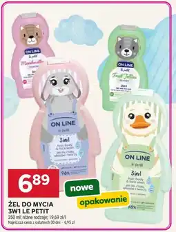 Stokrotka Market ŻEL DO MYCIA 3W1 LE PETIT ON LINE oferta
