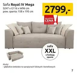Black Red White Sofa Royal oferta