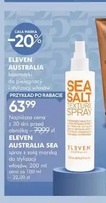 SuperPharm Spray z solą morską do stylizacji włosów ELEVEN AUSTRALIA SEA oferta