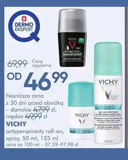 SuperPharm Antyperspiranty roll-on, spray VICHY oferta