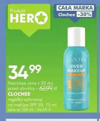 SuperPharm Mgiełka ochronna na makijaż SPF 50 Clochee oferta