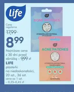 SuperPharm Plasterki na niedoskonałości Life oferta