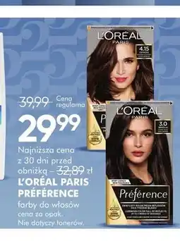 SuperPharm Farby do włosów L'ORÉAL PARIS PRÉFÉRENCE oferta