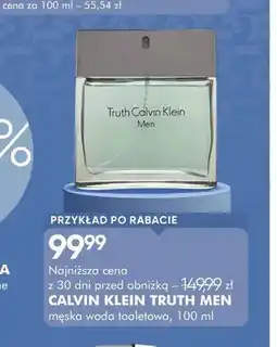 SuperPharm Woda toaletowa męska Calvin Klein Truth Men oferta