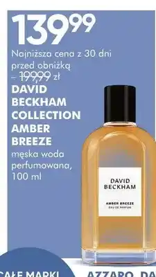 SuperPharm Męska woda perfumowana DAVID BECKHAM COLLECTION AMBER BREEZE oferta