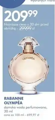 SuperPharm Damska woda perfumowana RABANNE OLYMPÉA oferta