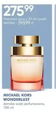SuperPharm Damska woda perfumowana MICHAEL KORS WONDERLUST oferta