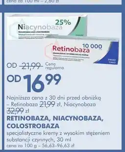 SuperPharm Krem z wysokim stężeniem substancji czynnych RETINOBAZA oferta