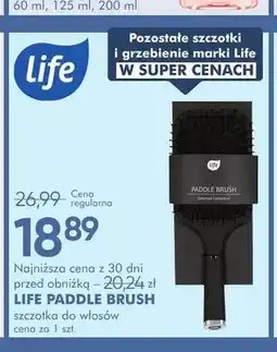 SuperPharm Szczotka do włosów LIFE PADDLE BRUSH oferta