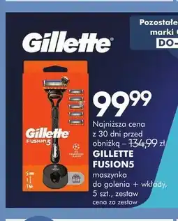 SuperPharm Maszynka do golenia + wkłady GILLETTE FUSION5 5szt. zestaw oferta