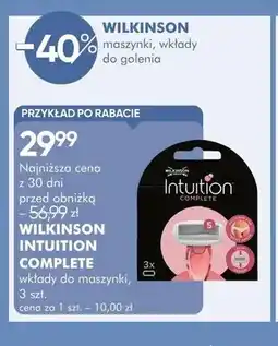 SuperPharm Wkłady do maszynki WILKINSON INTUITION COMPLETE 3szt oferta