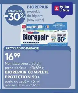 SuperPharm Pasta do zębów BIOREPAIR COMPLETE PROTECTION 50+ oferta
