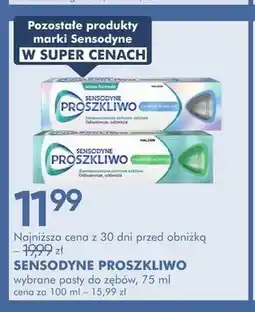 SuperPharm Pasty do zębów SENSODYNE PROSZKLIWO oferta