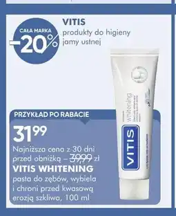 SuperPharm Pasta do zębów VITIS WHITENING oferta