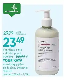 SuperPharm Nawilżający płyn do higieny intymnej YOUR KAYA oferta