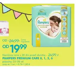 SuperPharm Pieluchy PAMPERS PREMIUM CARE 0 oferta