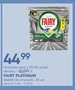 SuperPharm Tabletki do zmywarki FAIRY Platinum 34szt oferta